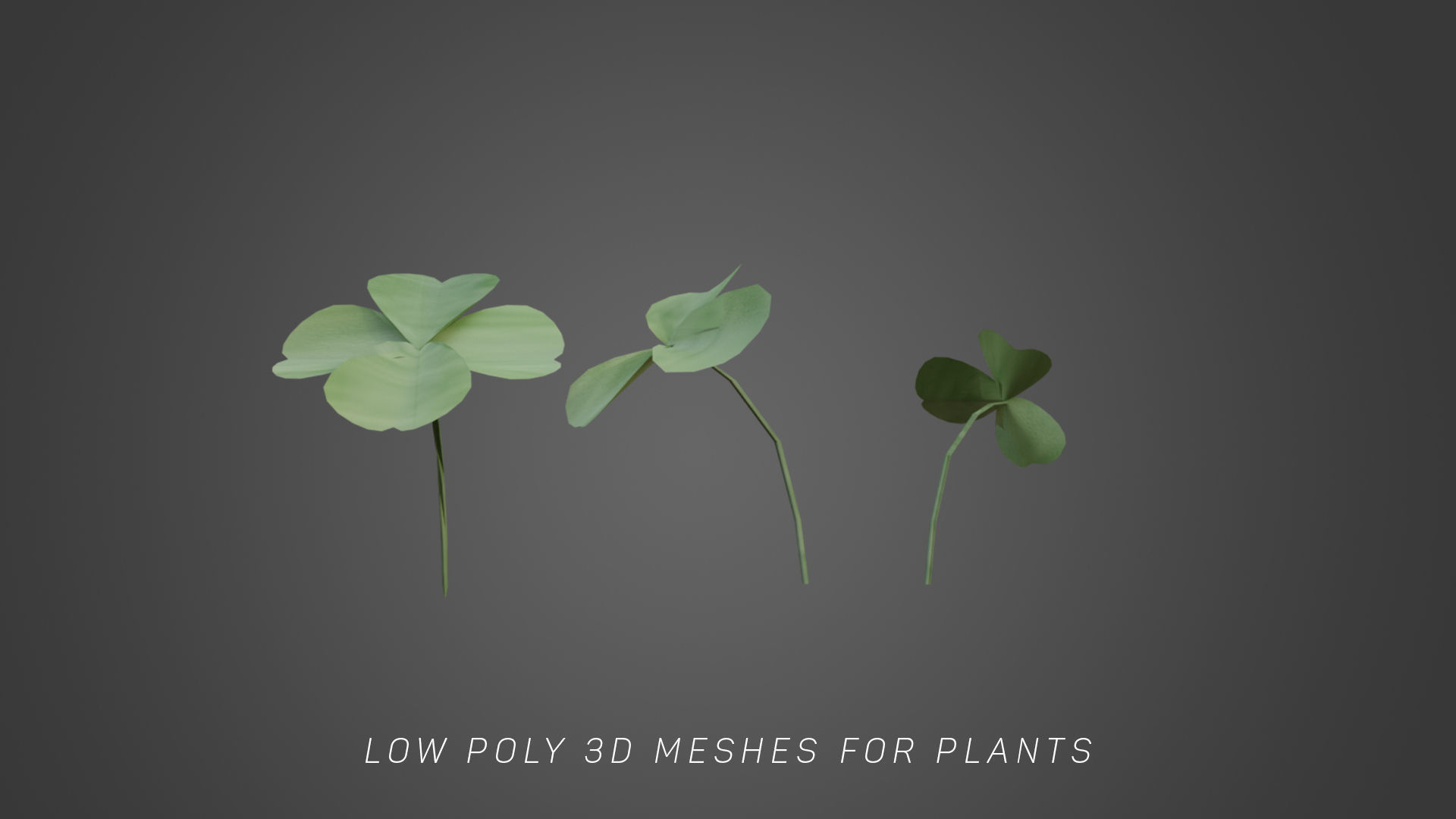 FOREST JUNGLE PACK FOR GAMES LOW POLY TREES and OTHERS Low-poly 3D model_6