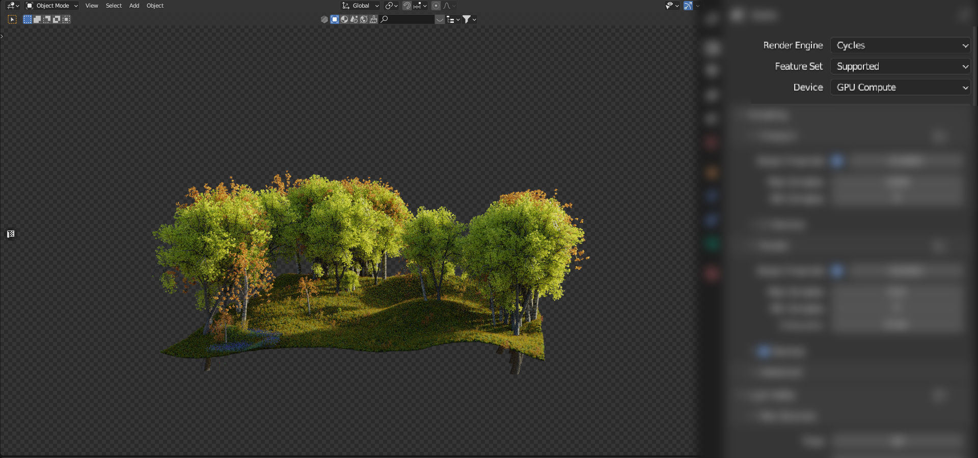 FOREST JUNGLE PACK FOR GAMES LOW POLY TREES and OTHERS Low-poly 3D model_8