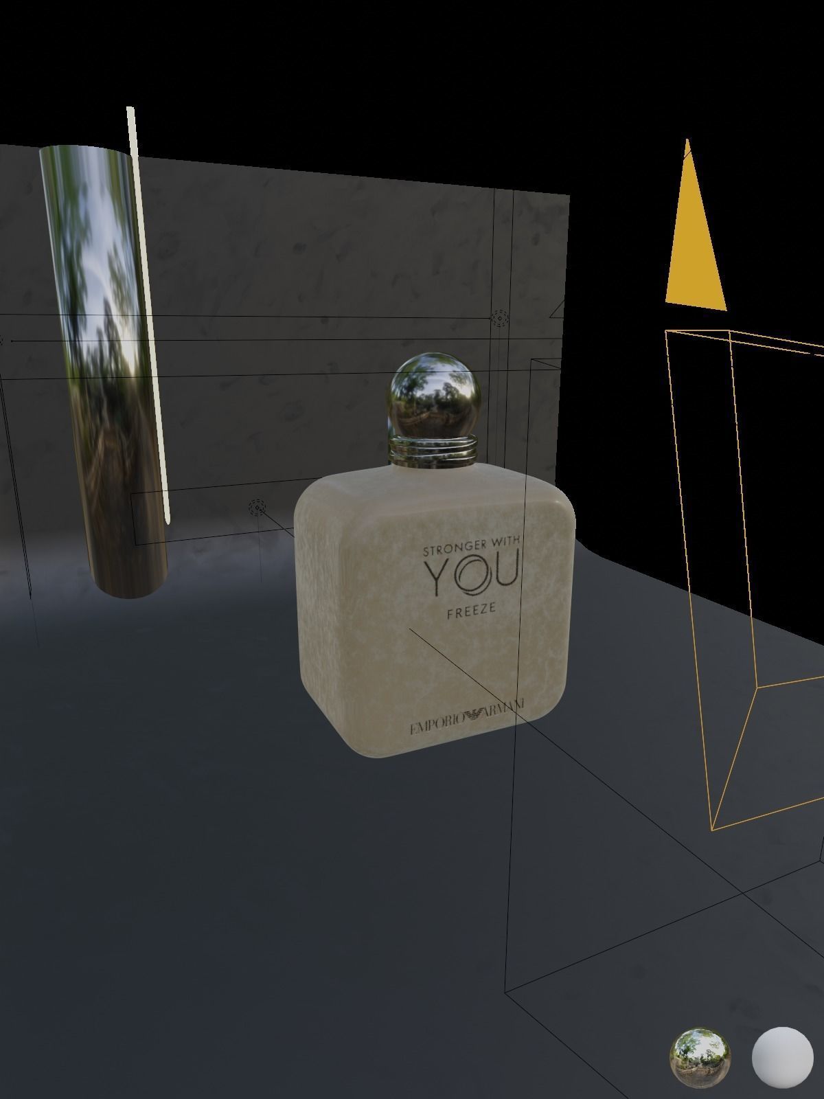 parfum stronger with you 3D model_1