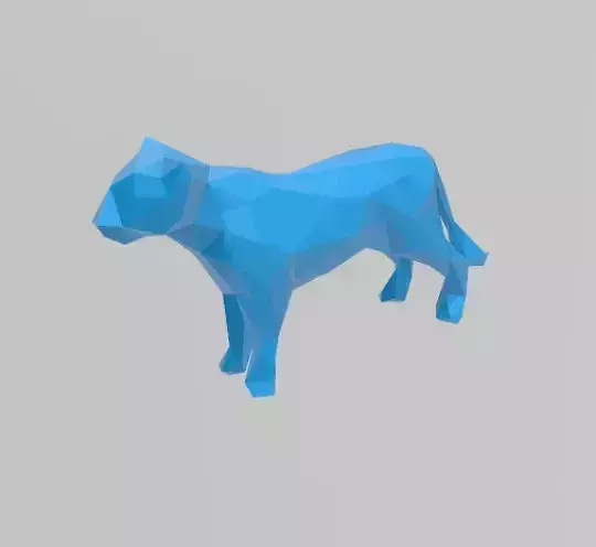 3D Printable Large Cat STL File 3D Printing 
