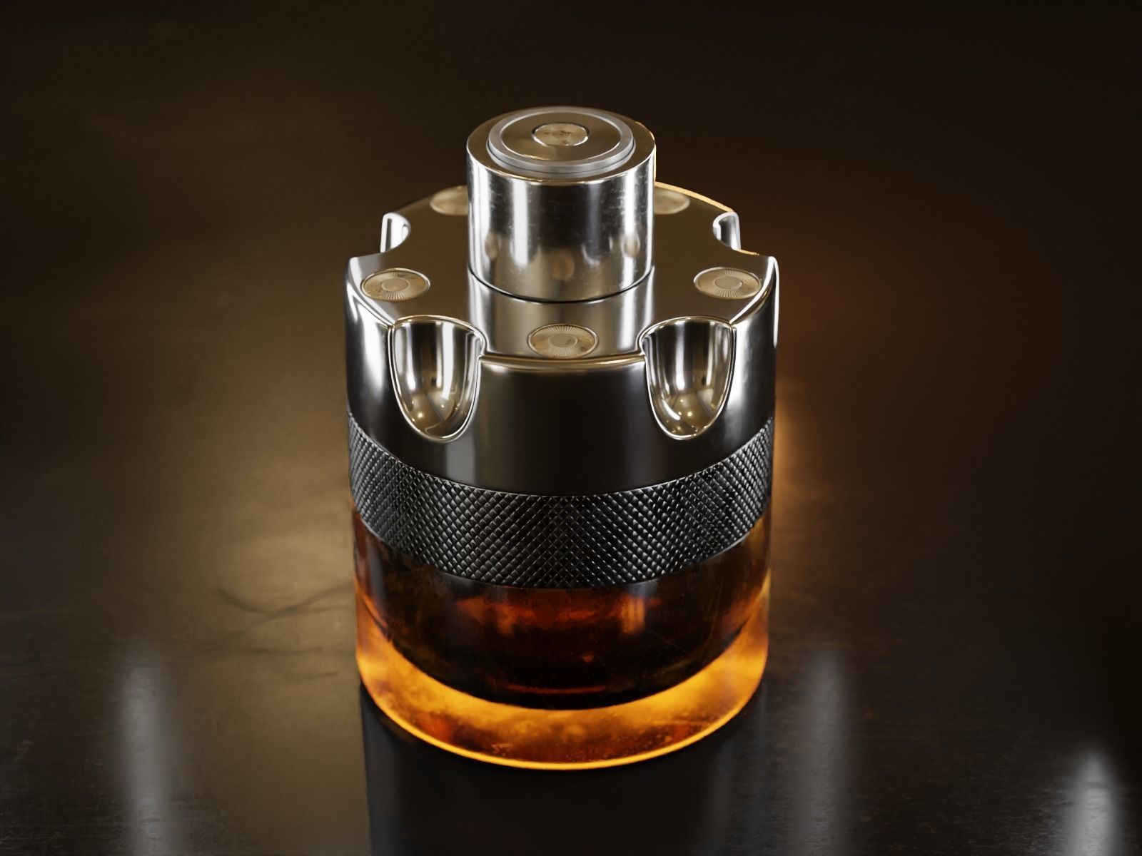 Azzaro Wanted parfum 3D model_1