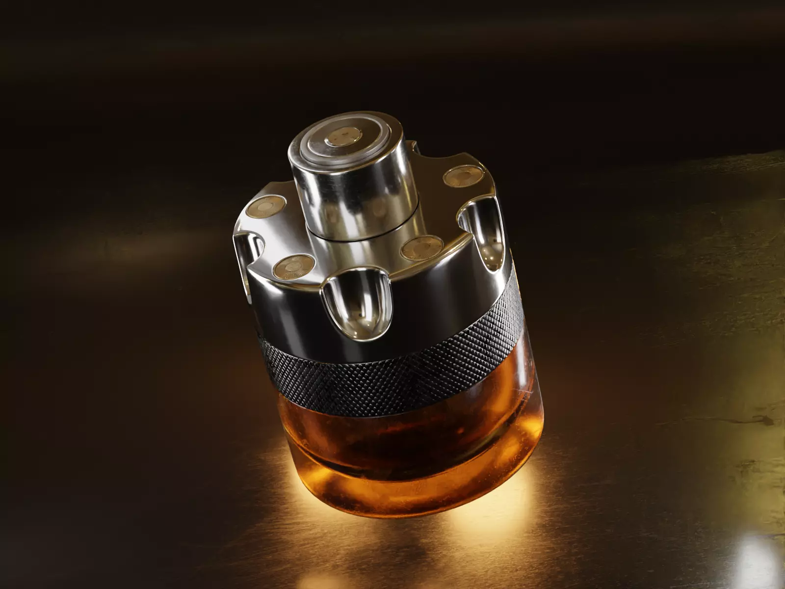 Azzaro Wanted parfum 3D model_0