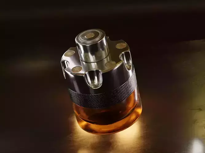 Azzaro Wanted parfum 3D model
