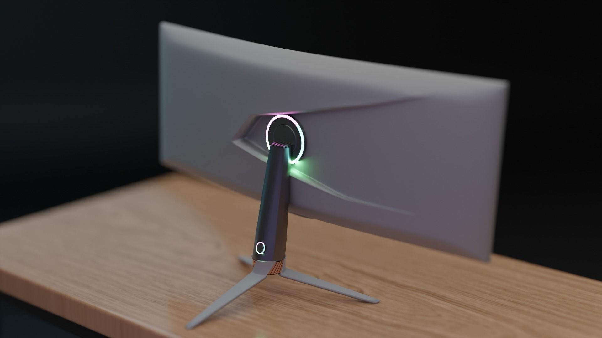 Asus Gaming Monitor 3D model_3