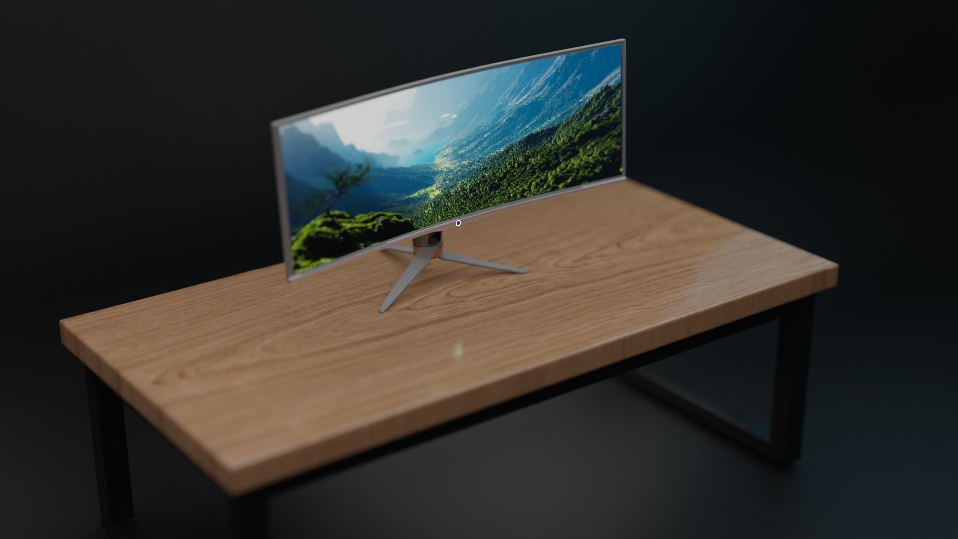 Asus Gaming Monitor 3D model_5