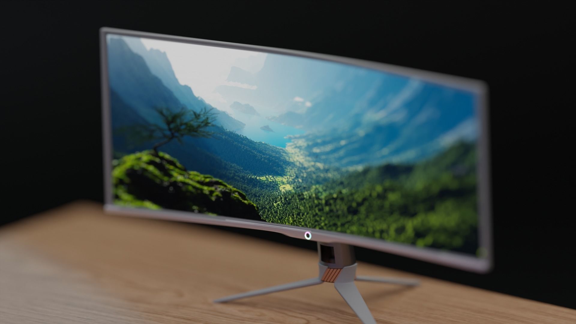 Asus Gaming Monitor 3D model_2