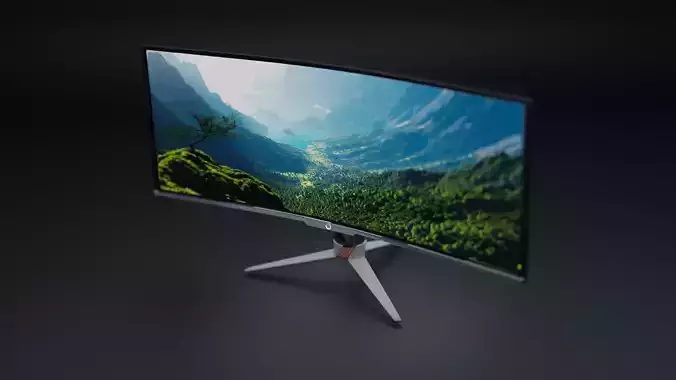 Asus Gaming Monitor 3D model