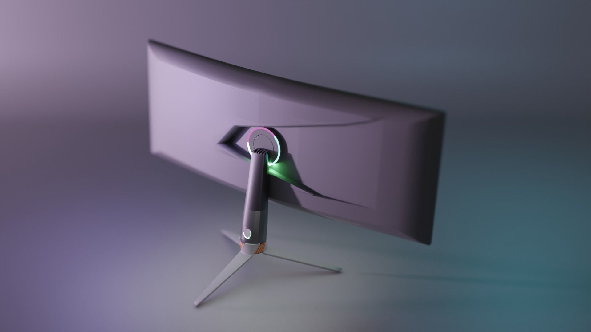 Asus Gaming Monitor 3D model_9