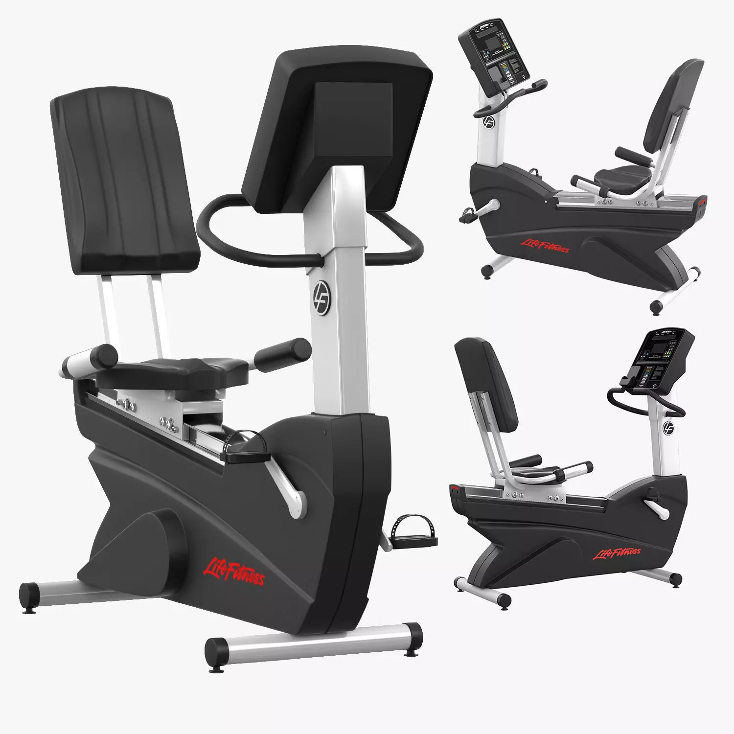 Club Series Recumbent Lifecycle 3D model_0