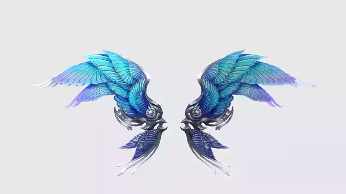 Futuristic Metal Wing