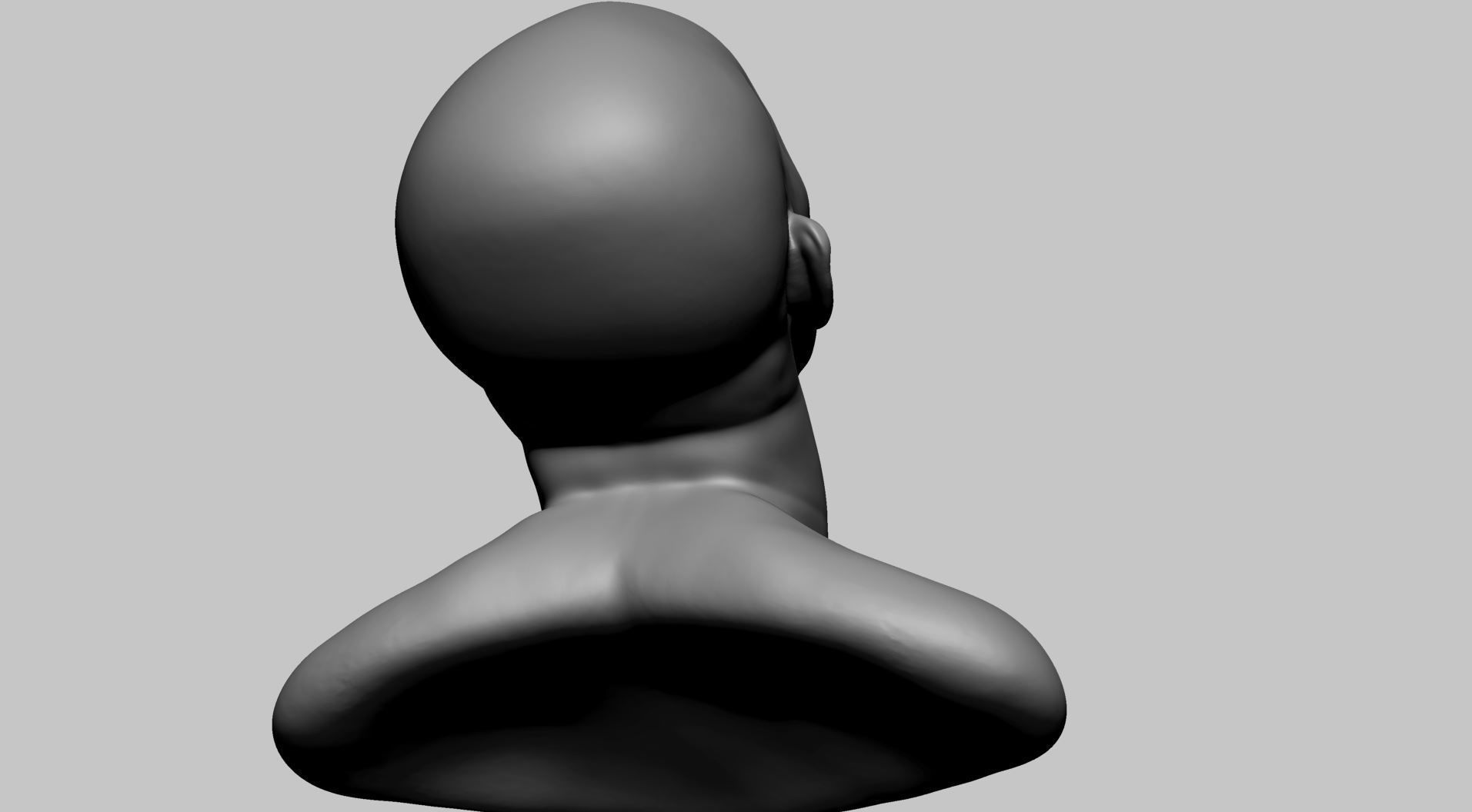 Male Head Movement 3D model_18