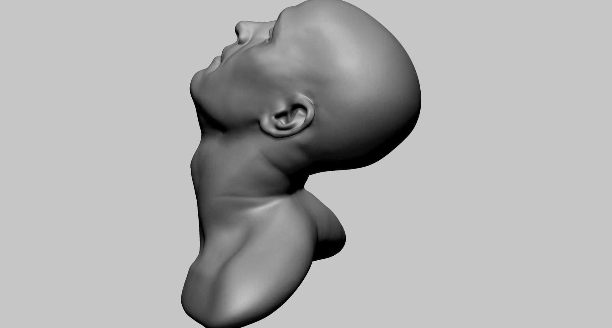 Male Head Movement 3D model_17