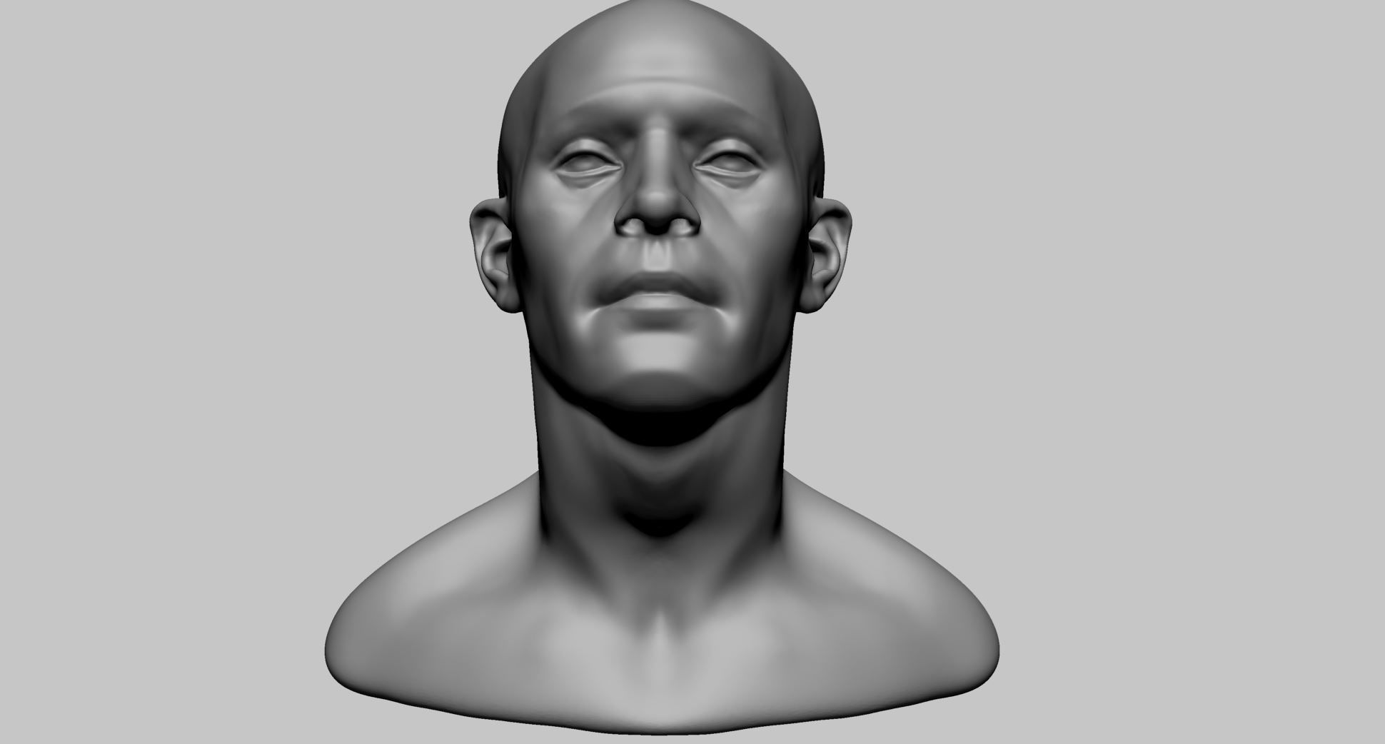 Male Head Movement 3D model_1