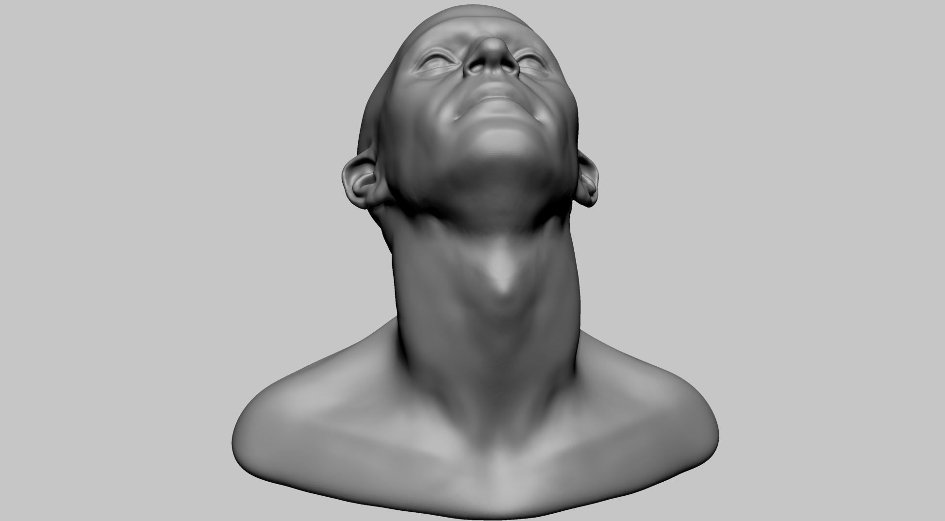 Male Head Movement 3D model_5