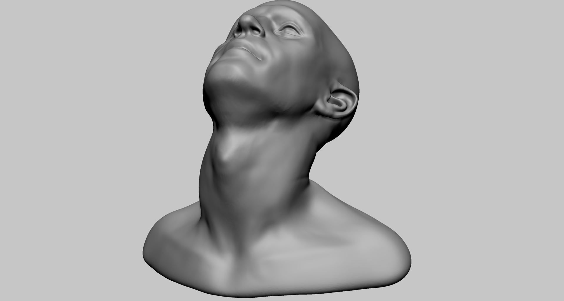 Male Head Movement 3D model_16