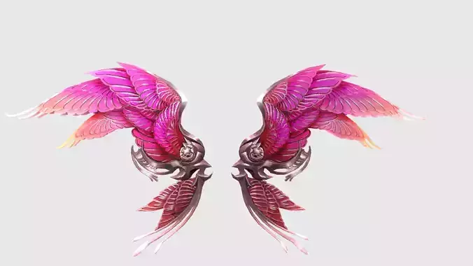 Futuristic Metal Wing