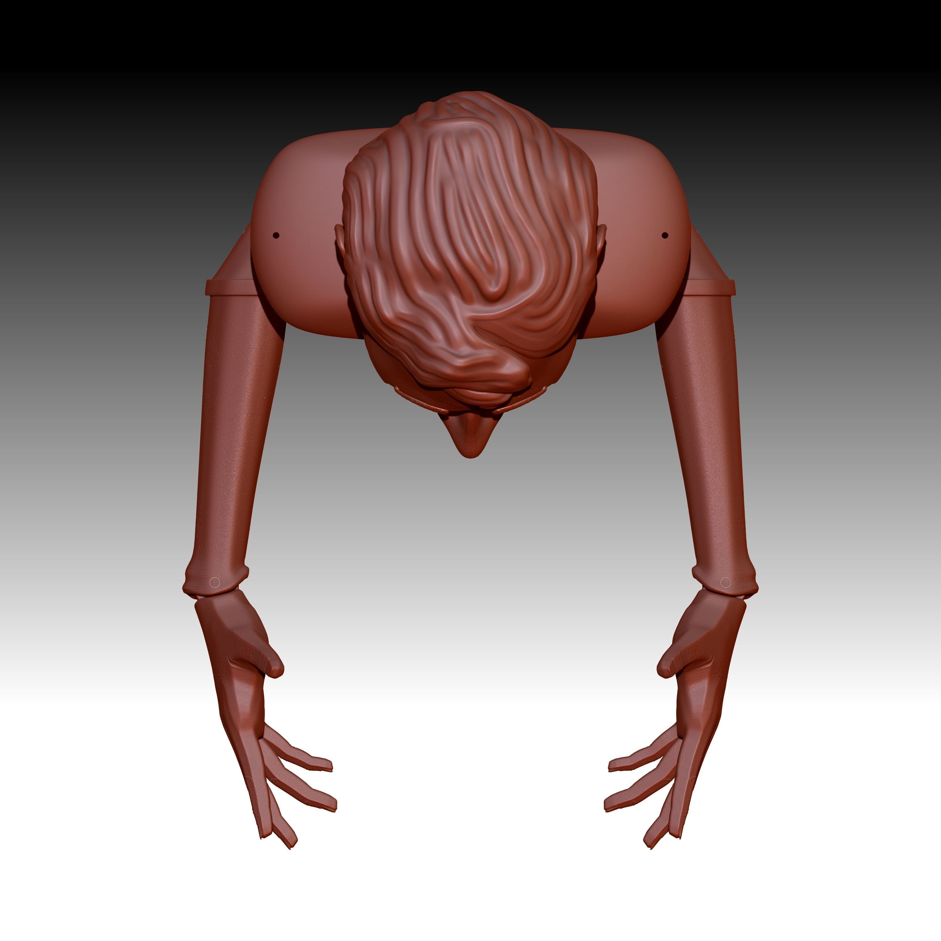 BETA Titere de Varilla 003 Rod Puppet 003 Free 3D print model_10