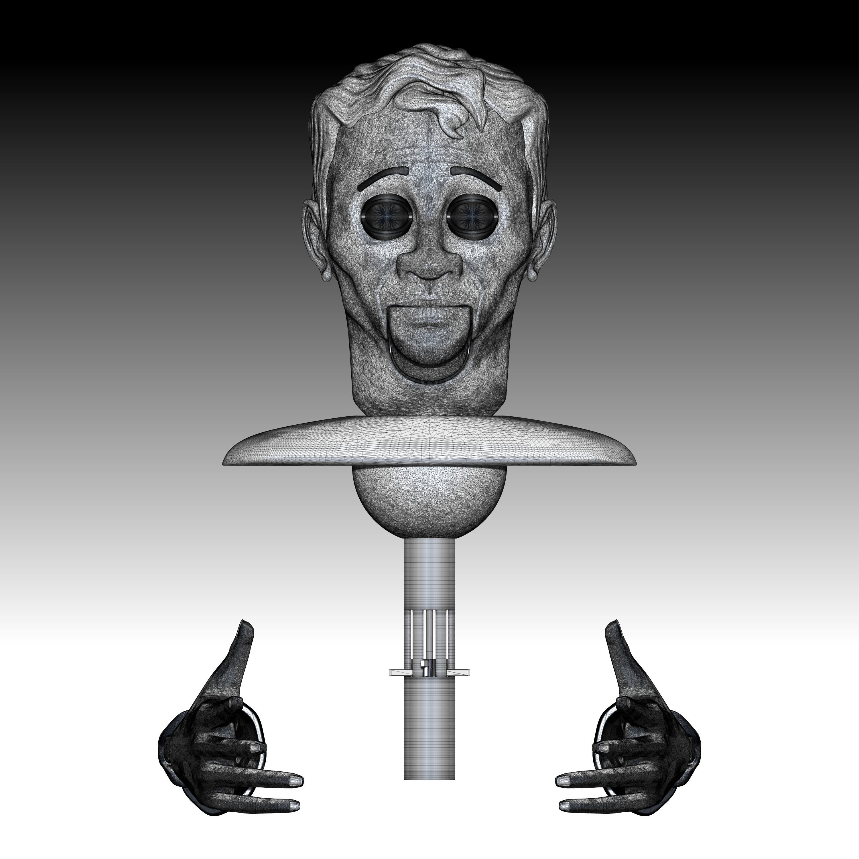 BETA Titere de Varilla 003 Rod Puppet 003 Free 3D print model_12