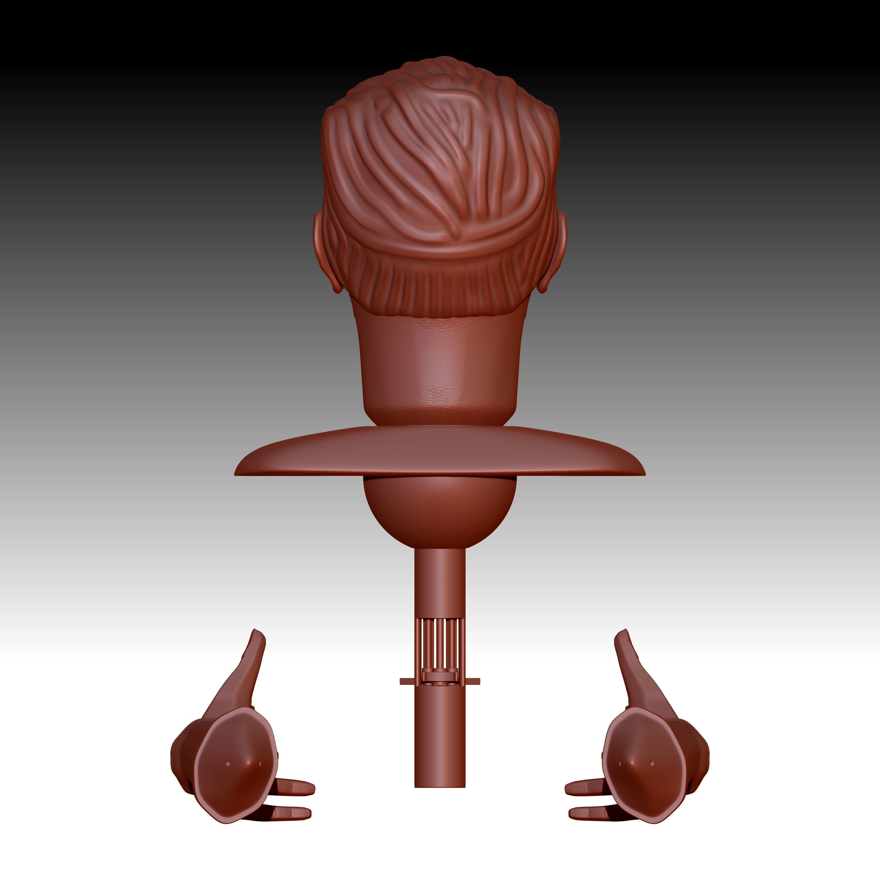 BETA Titere de Varilla 003 Rod Puppet 003 Free 3D print model_6