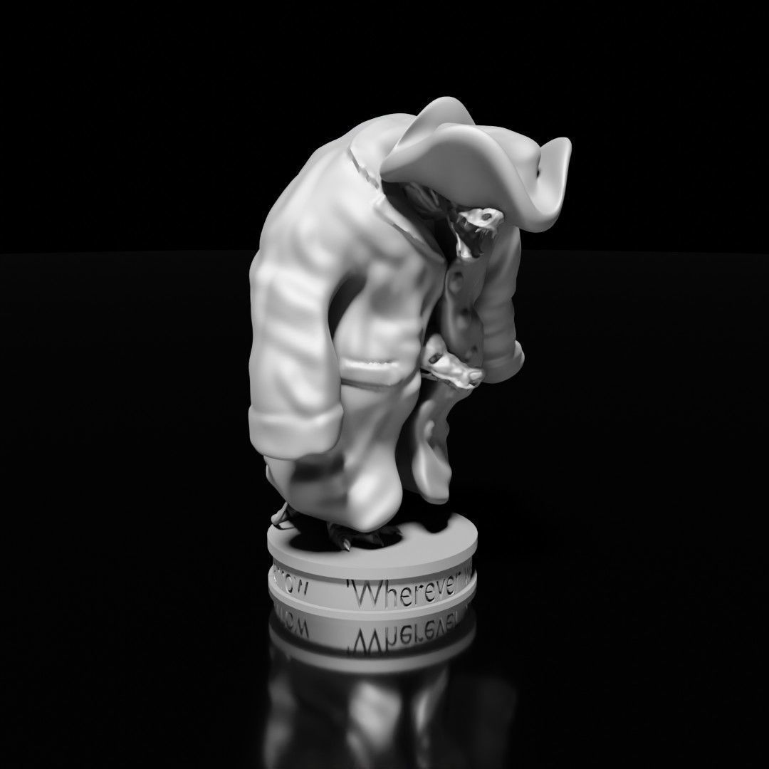 Reptilian Humanoids miniature set 3D print model_6