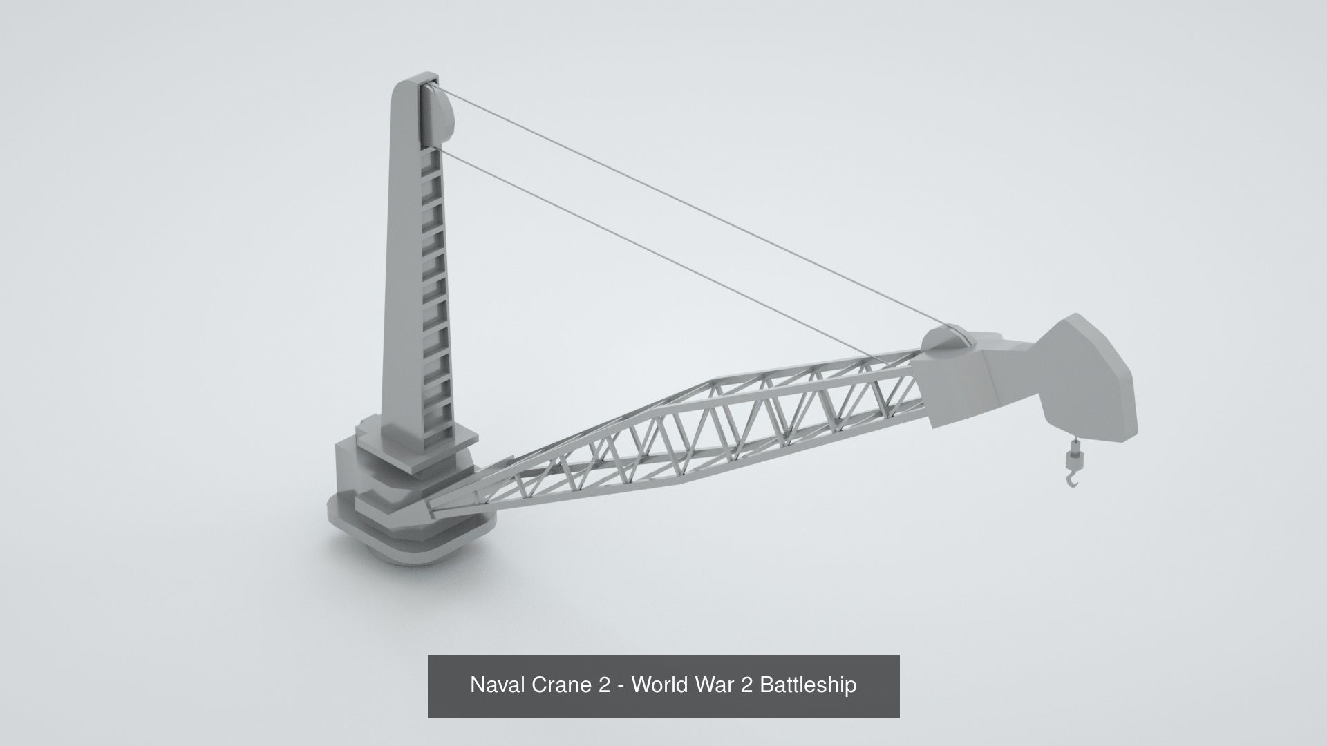 Complete World War 2 Naval Artillery and Equipment 3D Model Collection_24