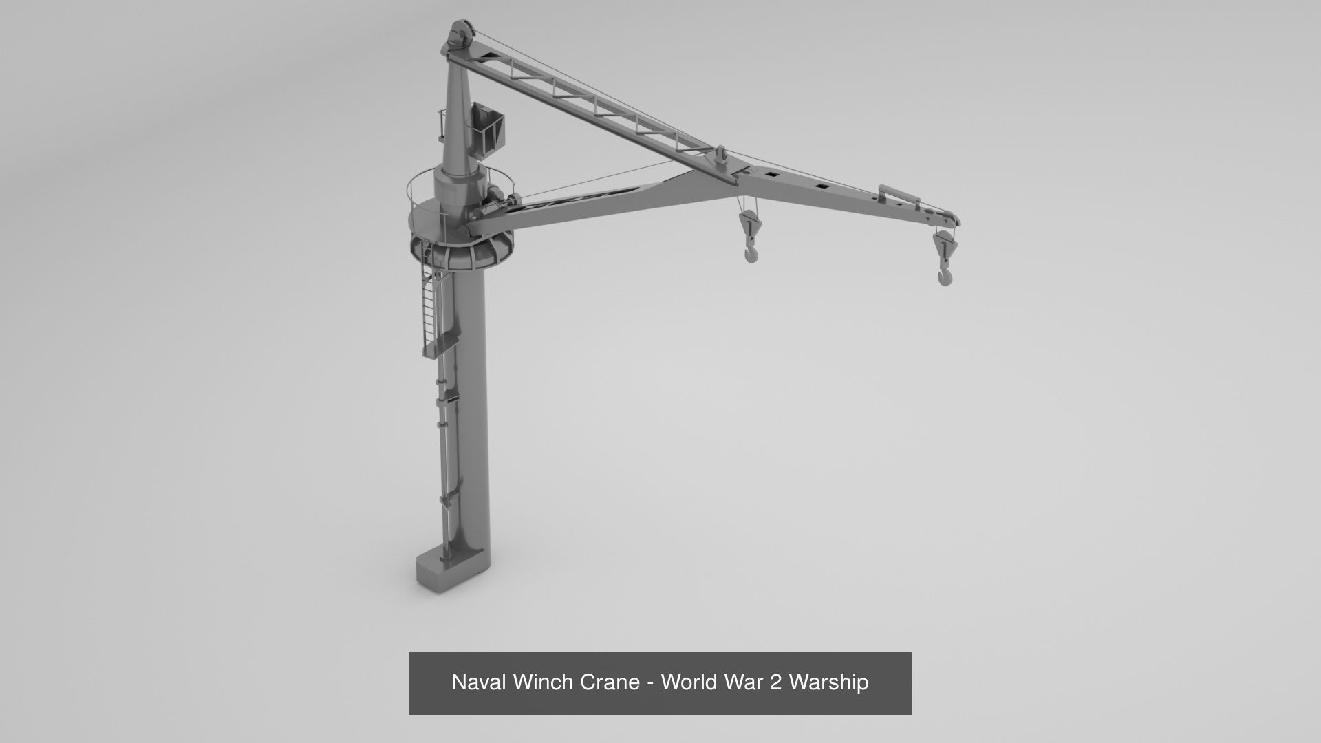 Complete World War 2 Naval Artillery and Equipment 3D Model Collection_13
