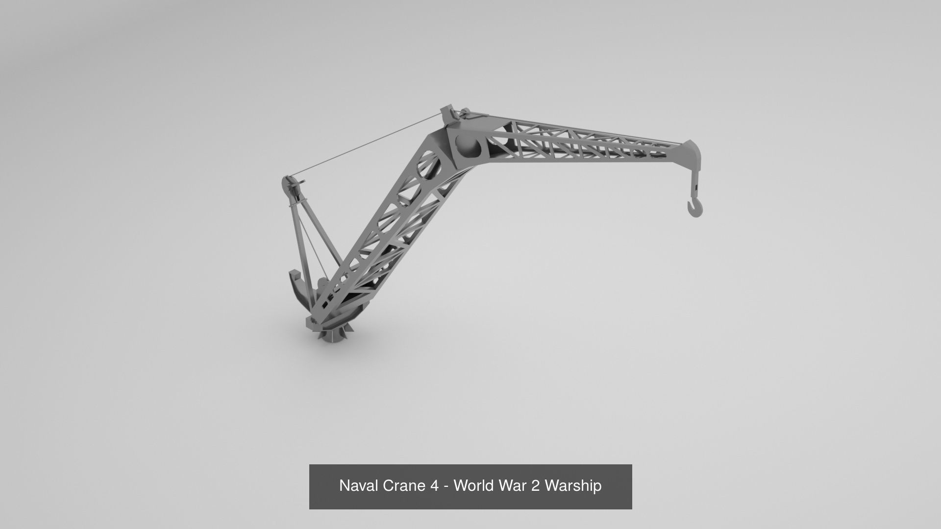 Complete World War 2 Naval Artillery and Equipment 3D Model Collection_6