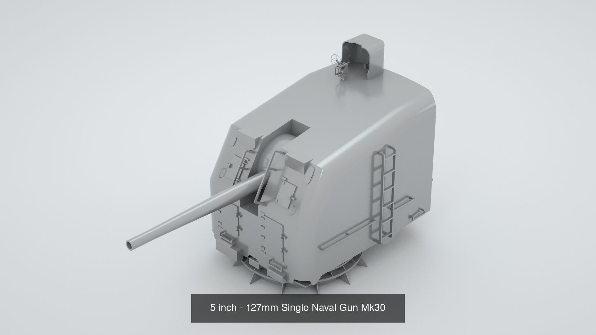 Complete World War 2 Naval Artillery and Equipment 3D Model Collection_17