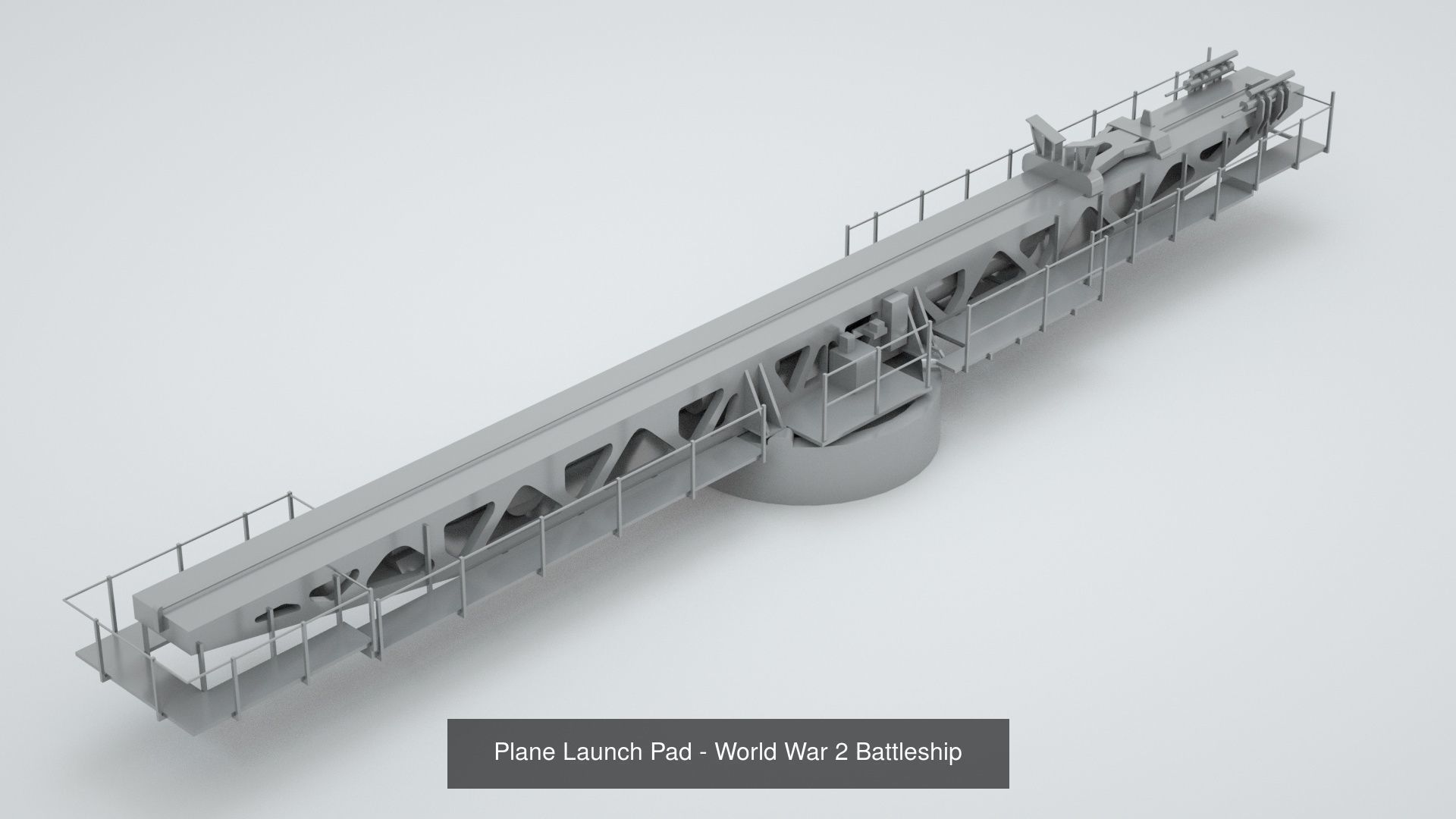 Complete World War 2 Naval Artillery and Equipment 3D Model Collection_22