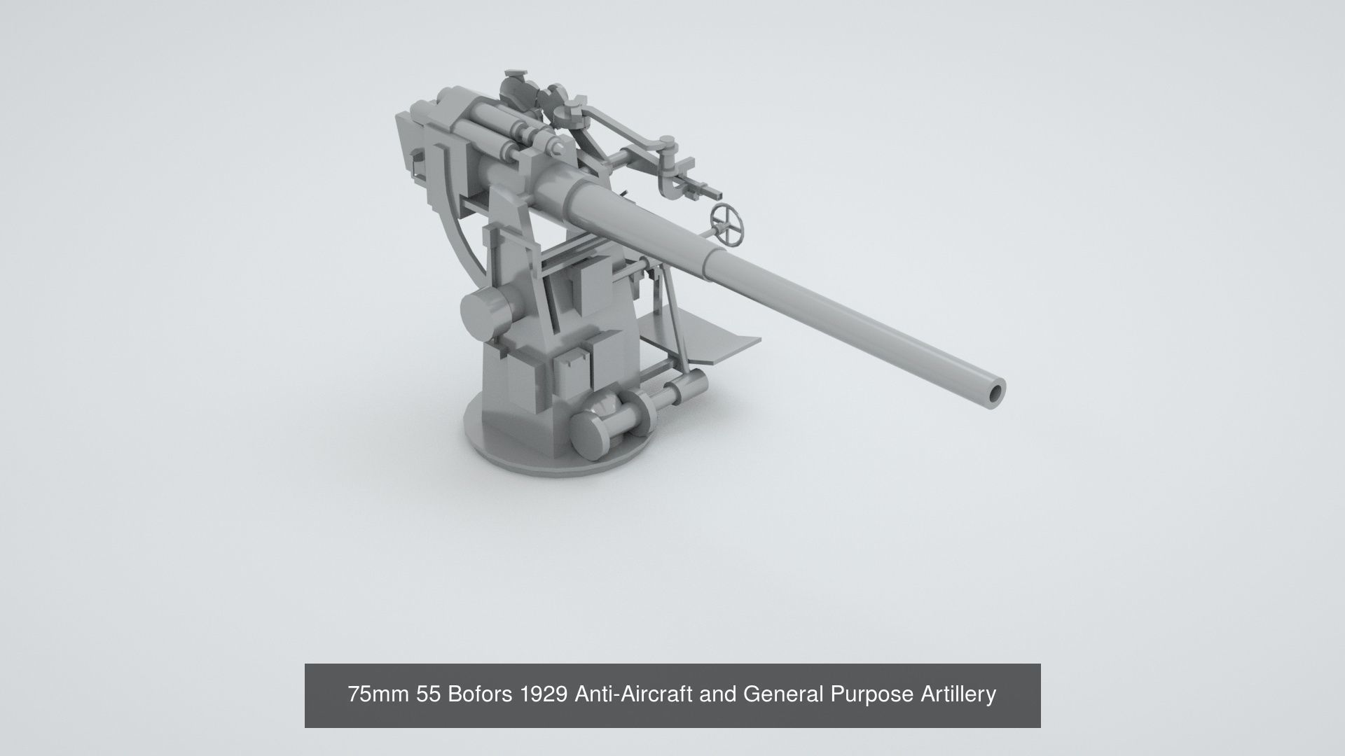 Complete World War 2 Naval Artillery and Equipment 3D Model Collection_35