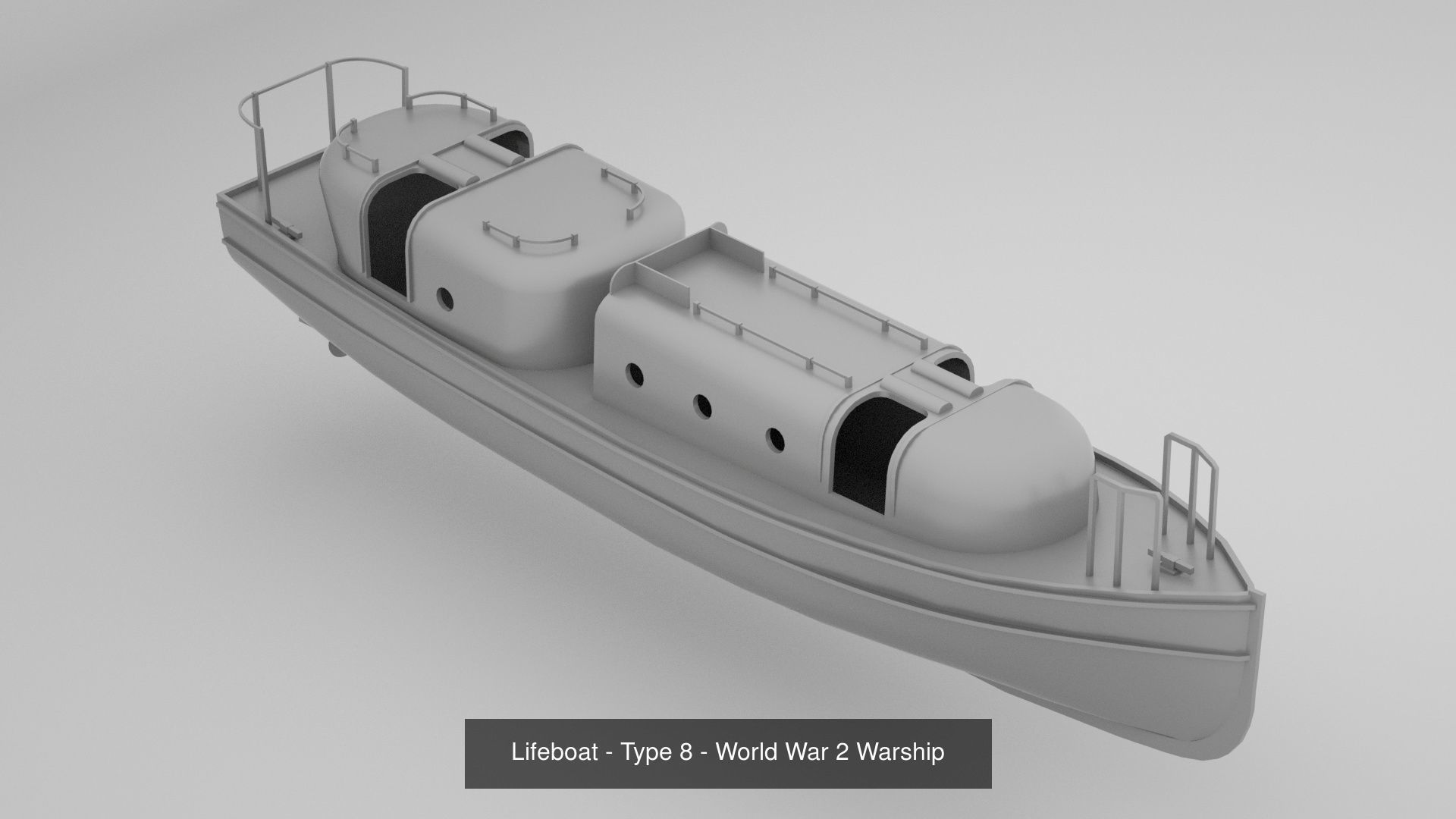 Complete World War 2 Naval Artillery and Equipment 3D Model Collection_9