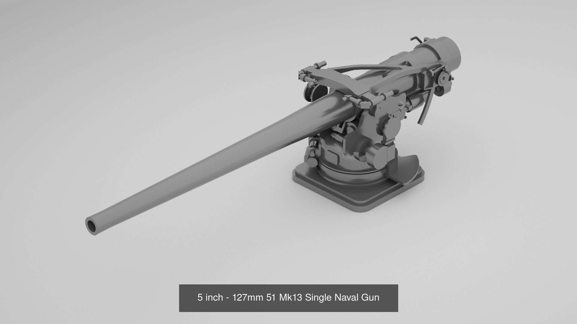 Complete World War 2 Naval Artillery and Equipment 3D Model Collection_3