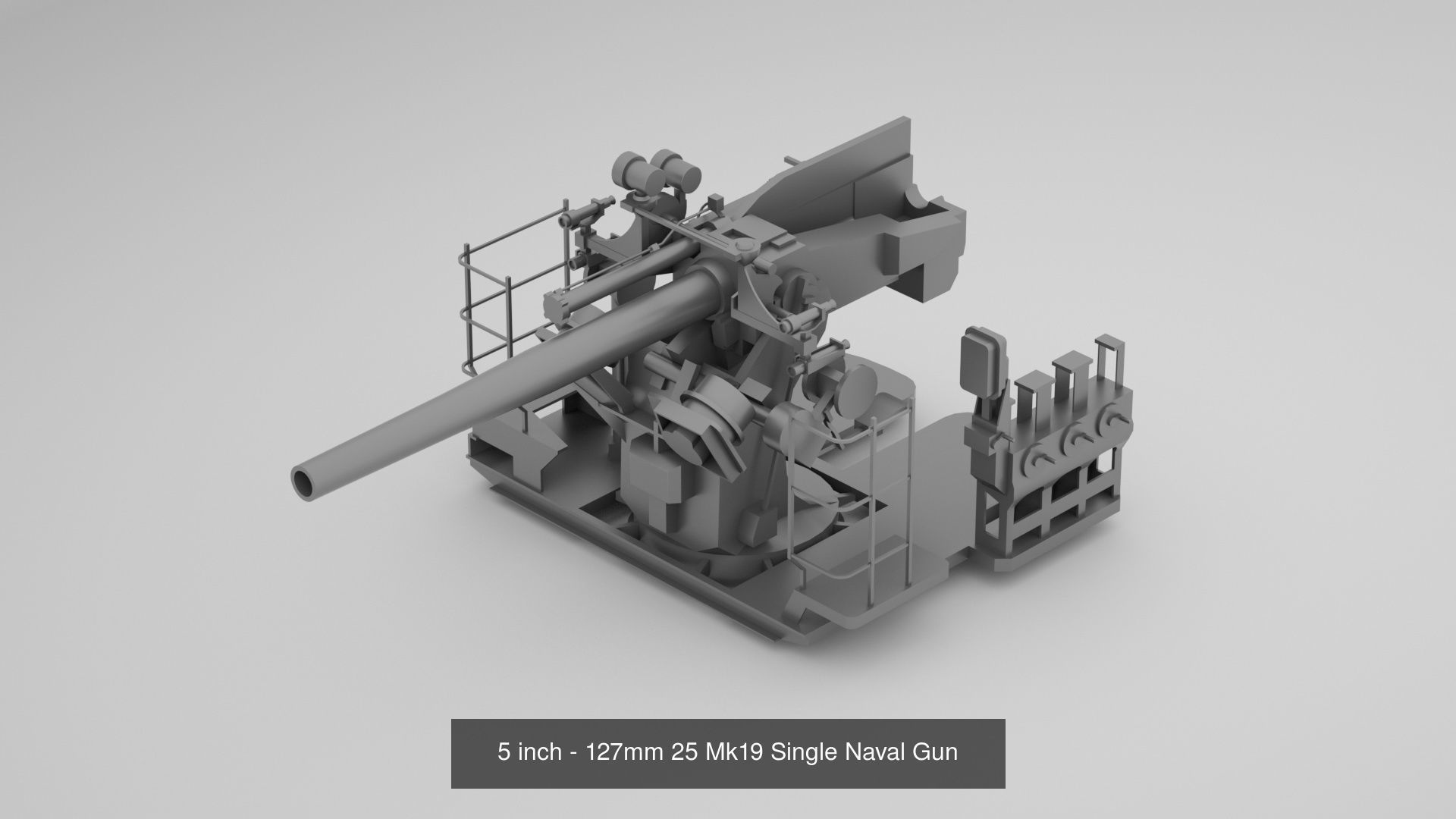 Complete World War 2 Naval Artillery and Equipment 3D Model Collection_2