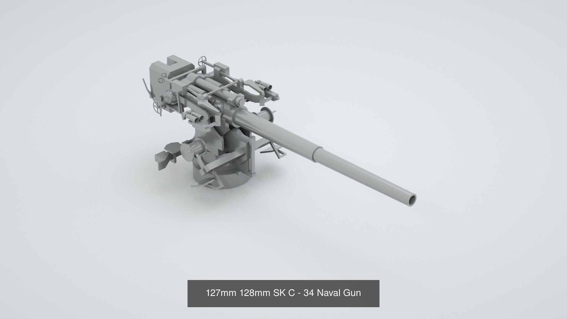 Complete World War 2 Naval Artillery and Equipment 3D Model Collection_37