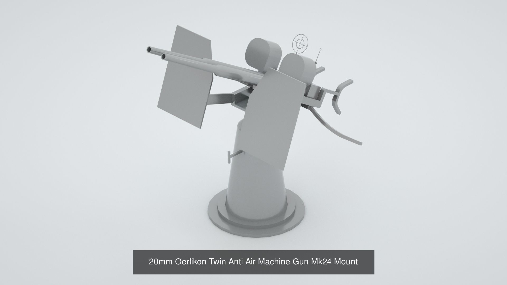 Complete World War 2 Naval Artillery and Equipment 3D Model Collection_19