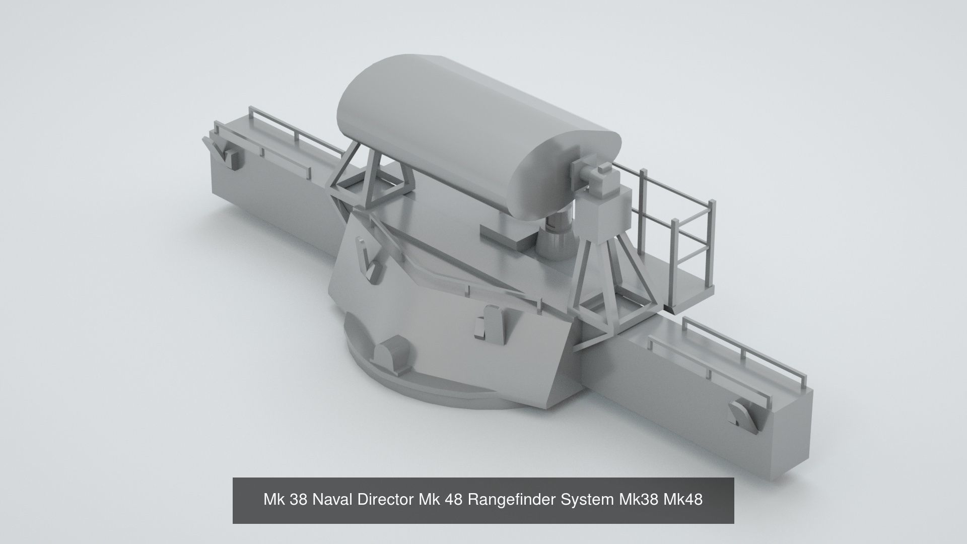 Complete World War 2 Naval Artillery and Equipment 3D Model Collection_30