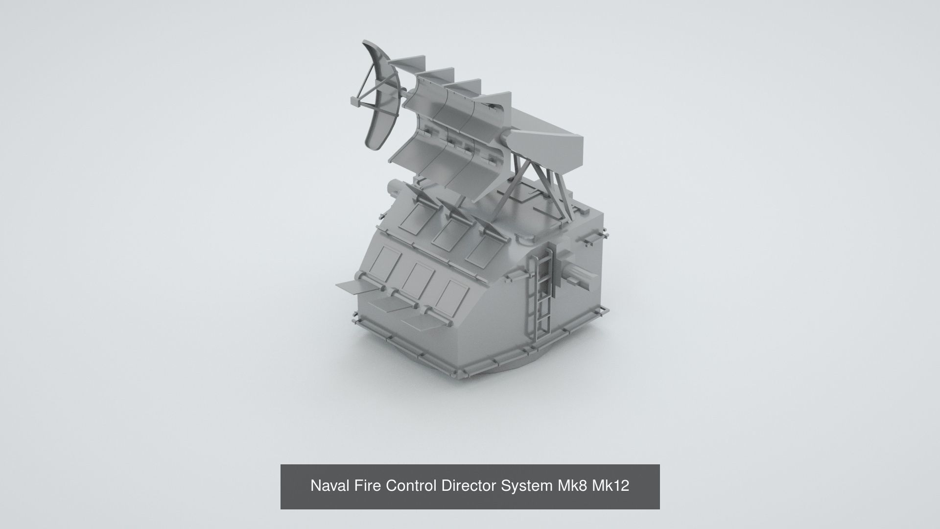 Complete World War 2 Naval Artillery and Equipment 3D Model Collection_20