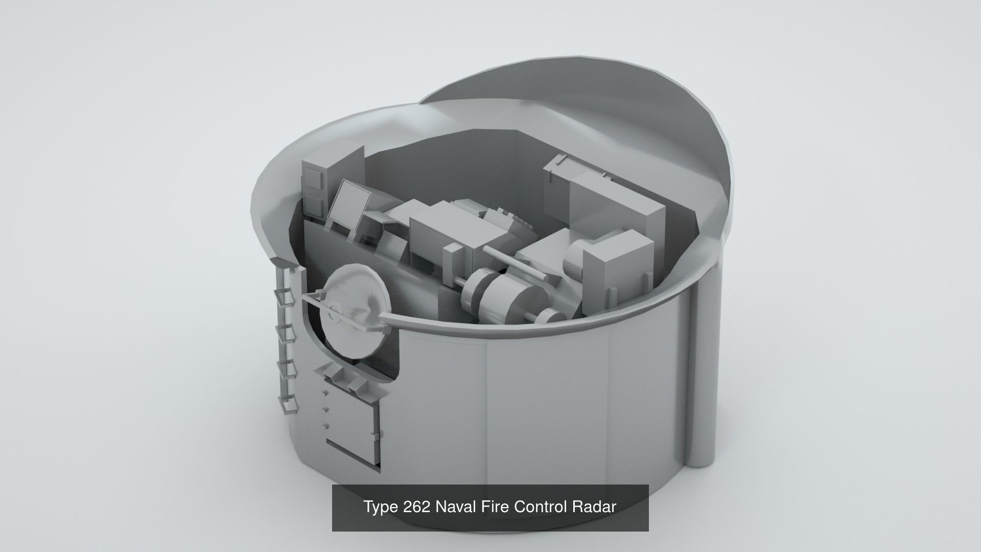 Complete World War 2 Naval Artillery and Equipment 3D Model Collection_44