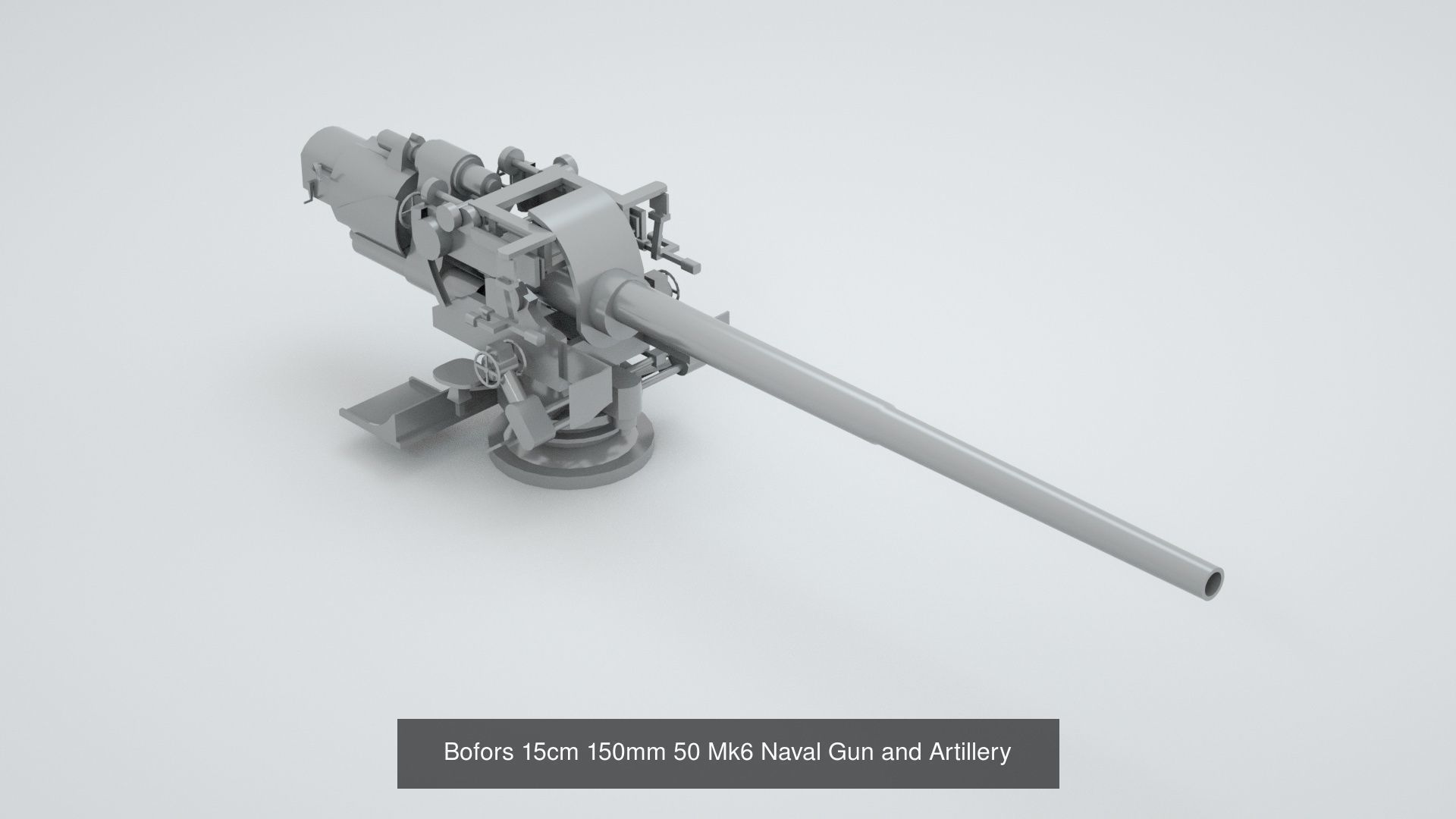 Complete World War 2 Naval Artillery and Equipment 3D Model Collection_36