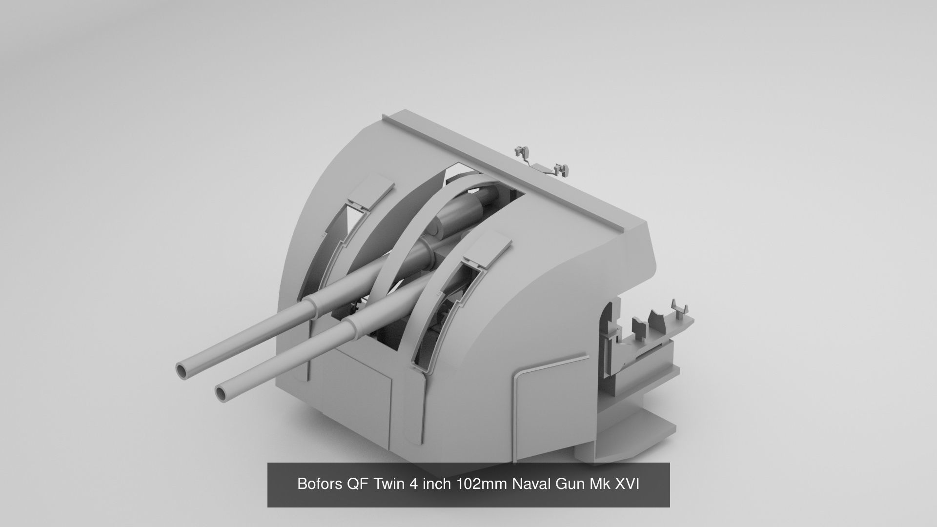 Complete World War 2 Naval Artillery and Equipment 3D Model Collection_48