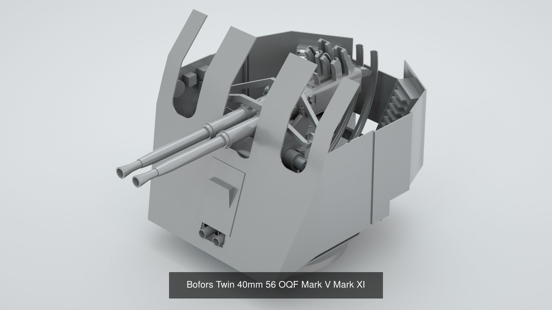 Complete World War 2 Naval Artillery and Equipment 3D Model Collection_45