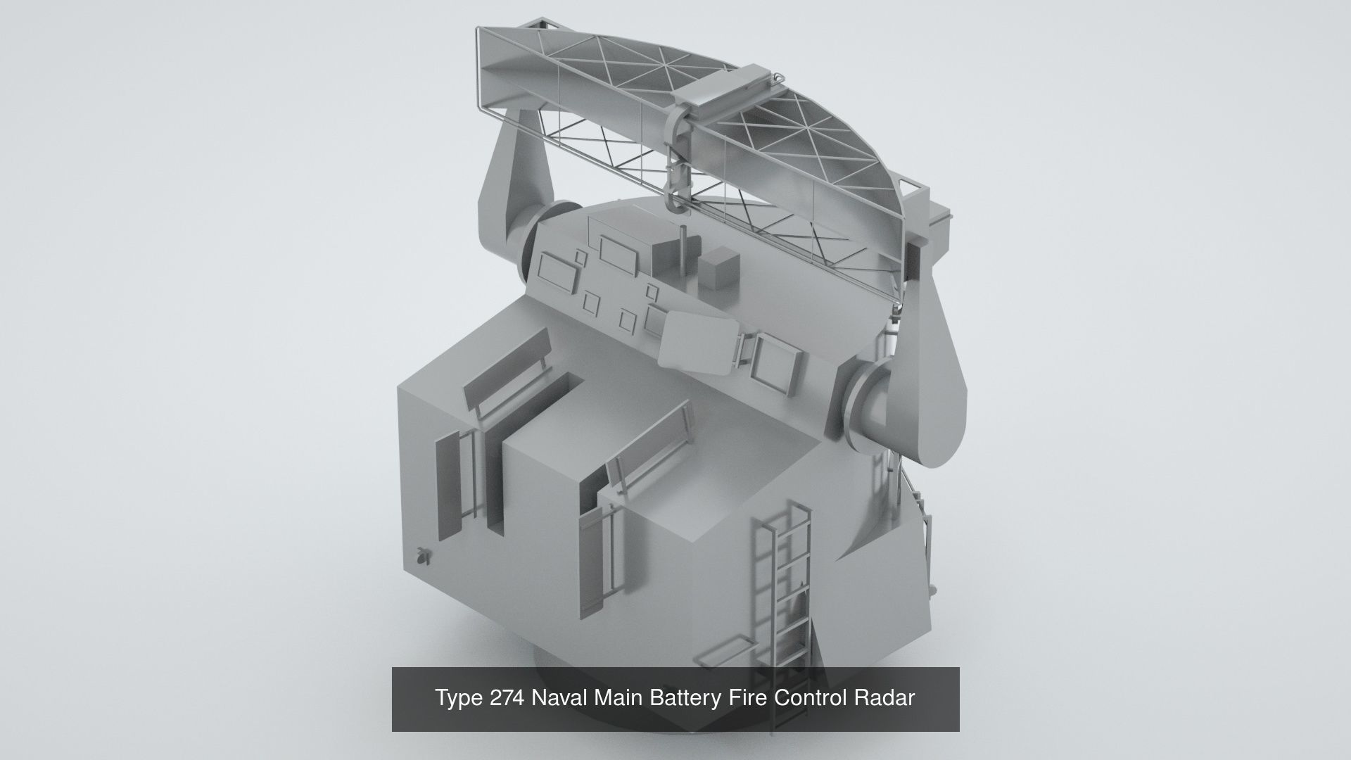 Complete World War 2 Naval Artillery and Equipment 3D Model Collection_43