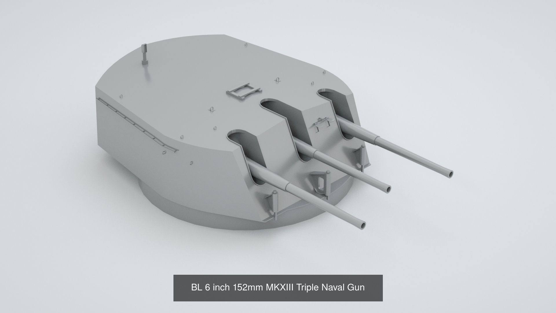 Complete World War 2 Naval Artillery and Equipment 3D Model Collection_26