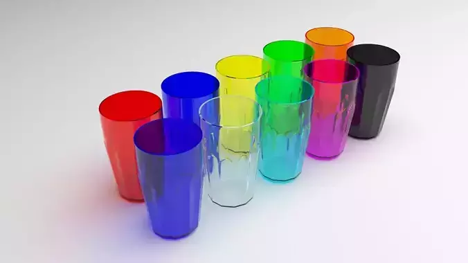 Colored Glasses Set