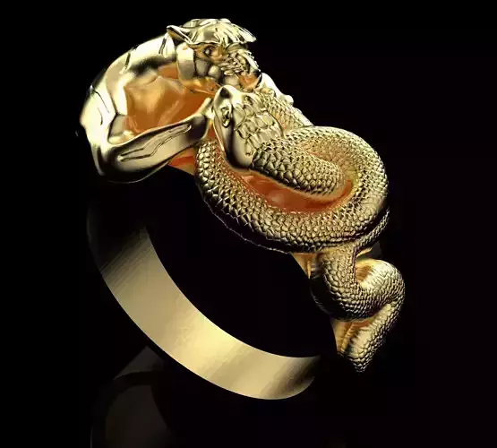 Snake Tiger Ring