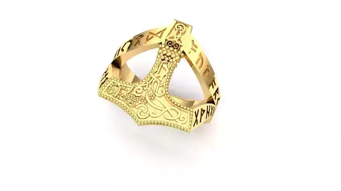 Ring Viking Anchor 