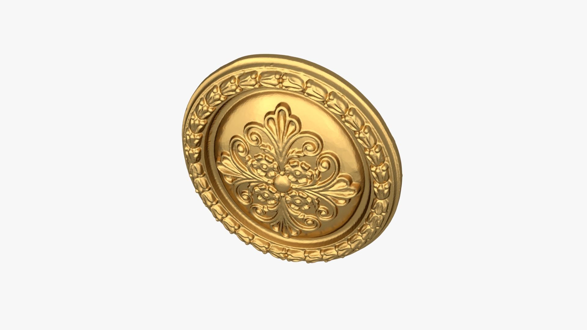 Classic decor ornament 263 3D model_5