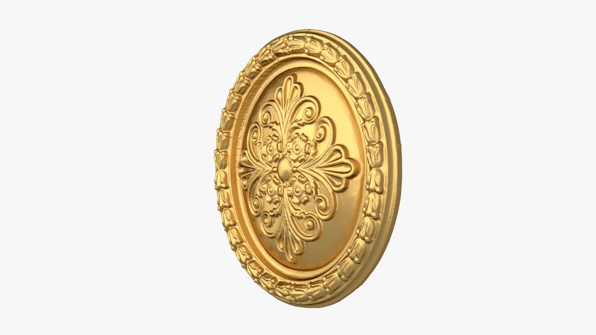 Classic decor ornament 263 3D model_3