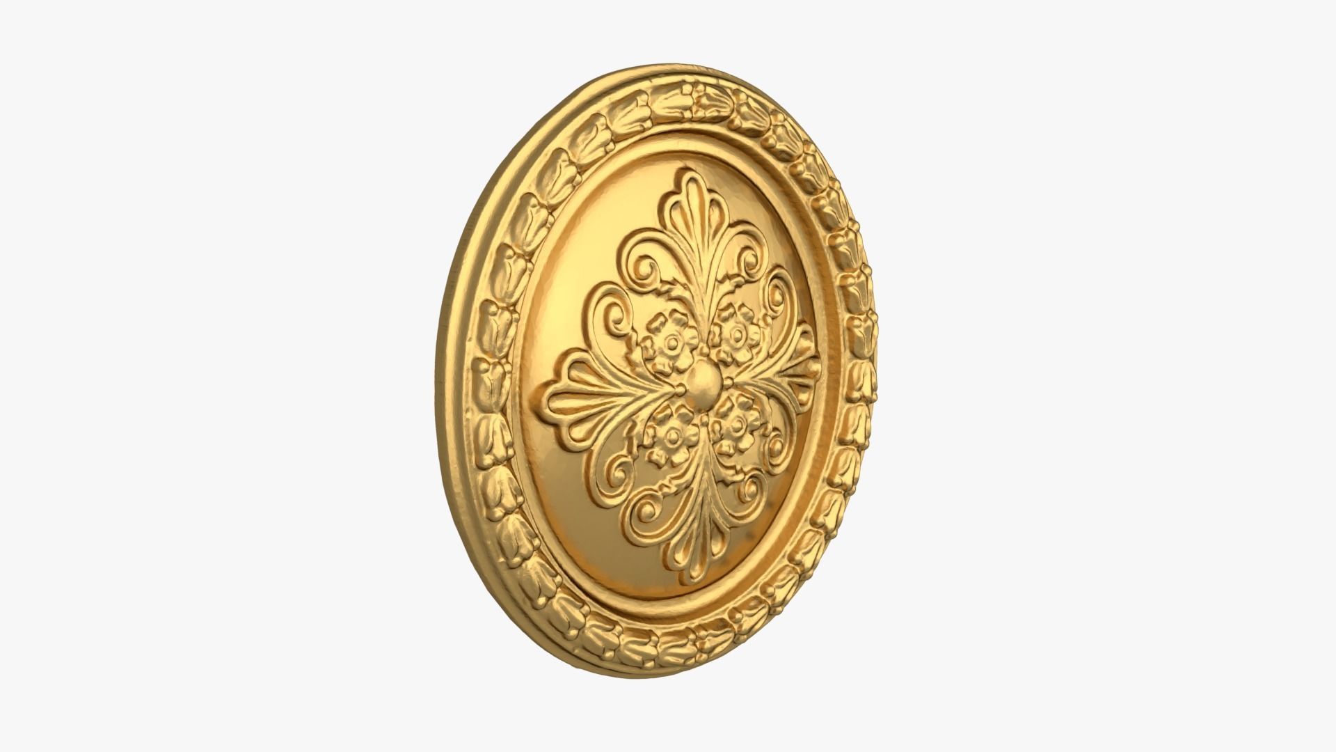 Classic decor ornament 263 3D model_2