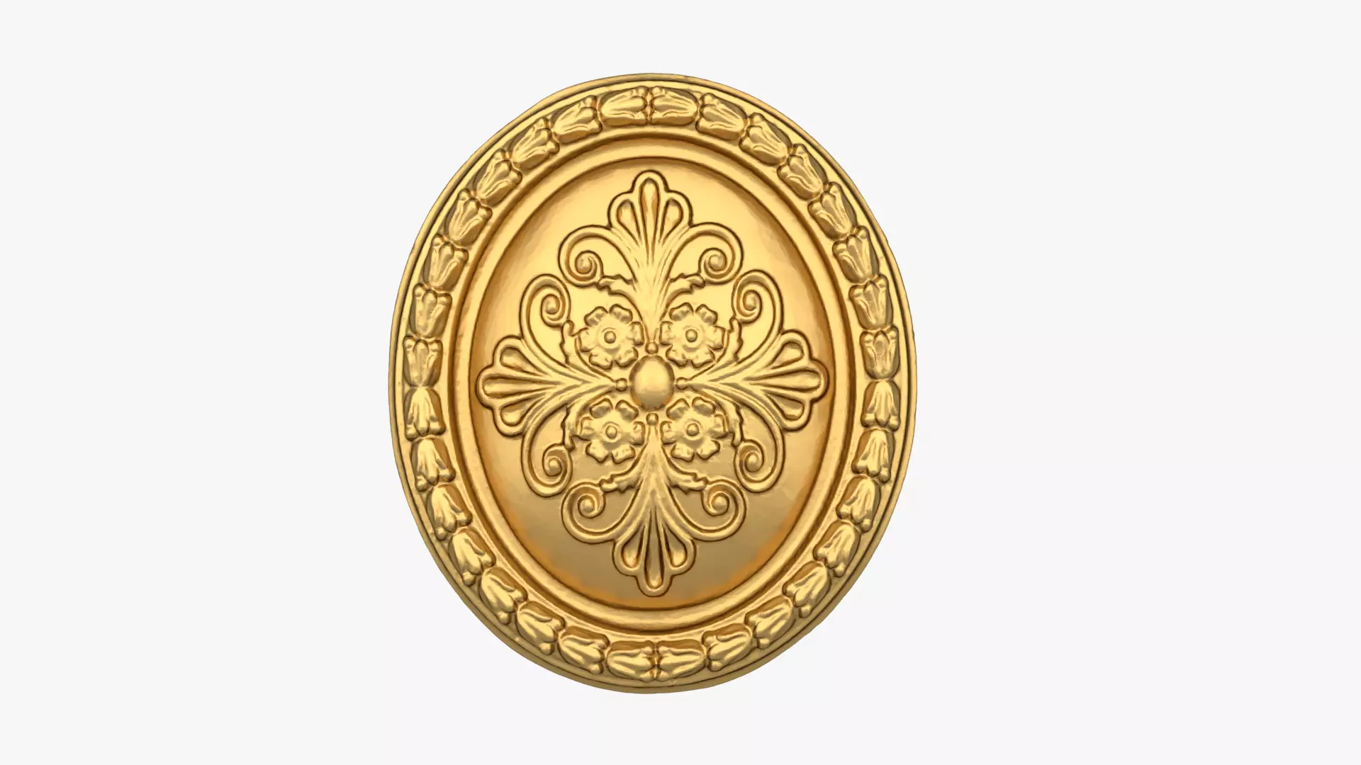 Classic decor ornament 263 3D model_0